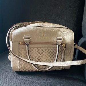 Kate Spade New York leather satchel,